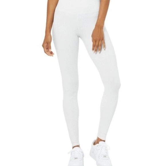 ALO Yoga White Leopard Leggings Modern Design Size XS - Picture 1 of 5